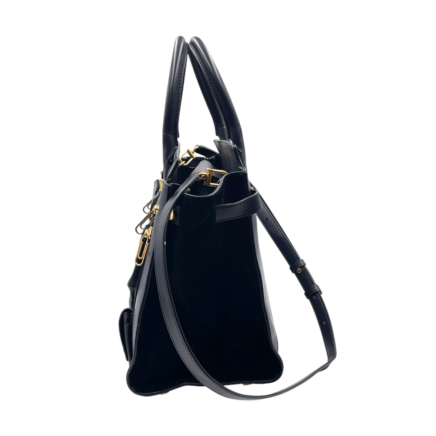 Off-White City Leather Tote Bag