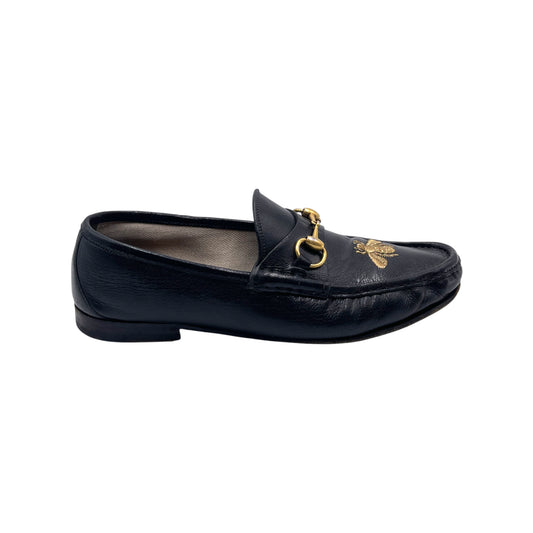 Gucci 1953 Black Bee Horsebit Loafer Men