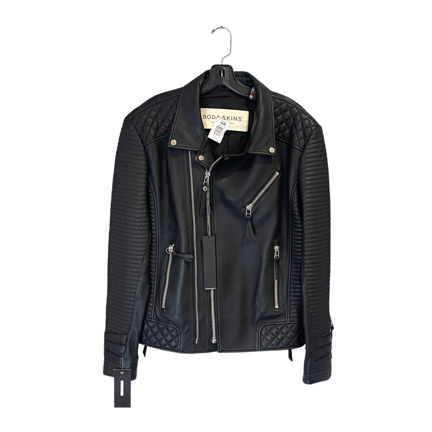 BODA SKINS Alexander Black Leather Jacket - M