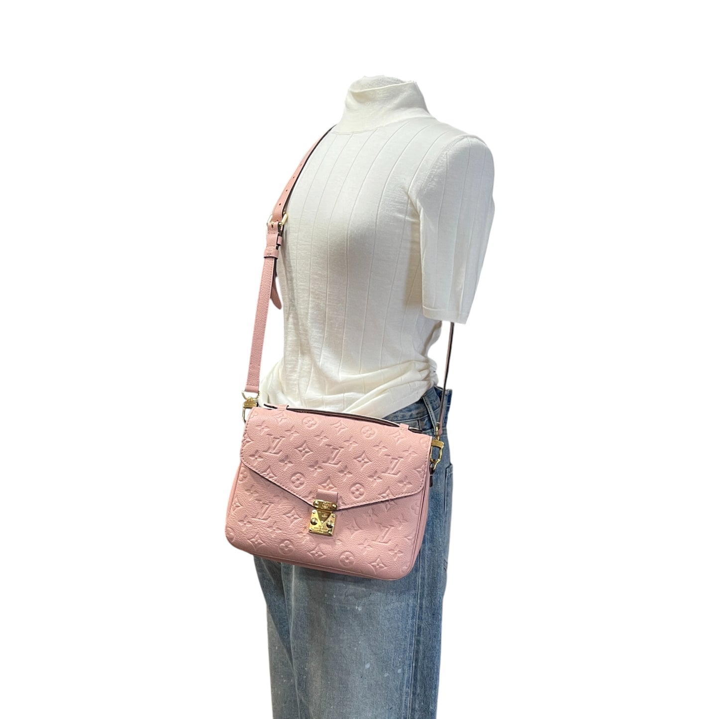 L.V Empreinte Pochette Métis Rose Poudre