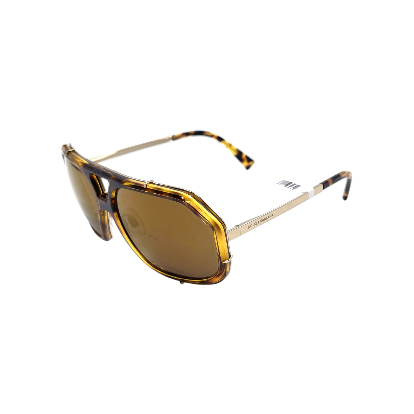 D&G DG2167 Gold Tortoise Aviators