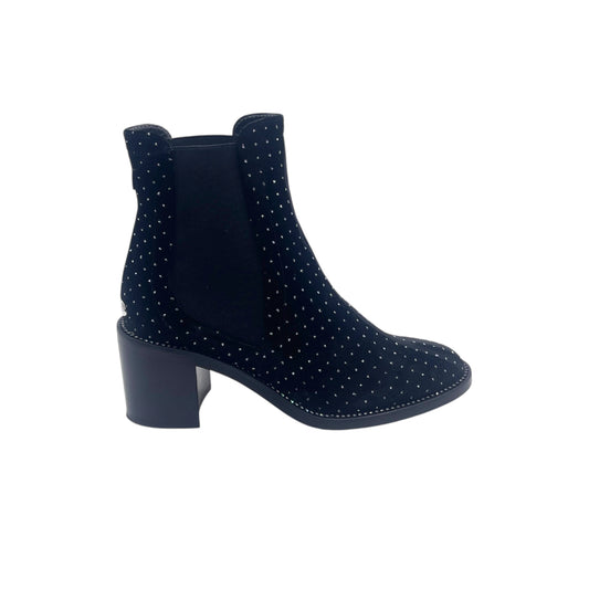 Jimmy Choo Merril Black Velvet Boots