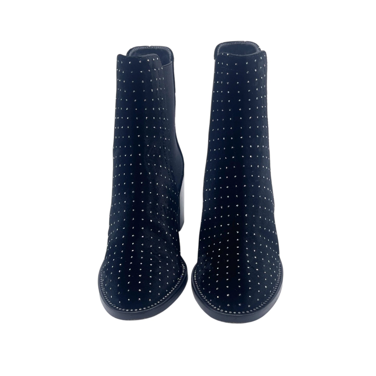 Jimmy Choo Merril Black Velvet Boots