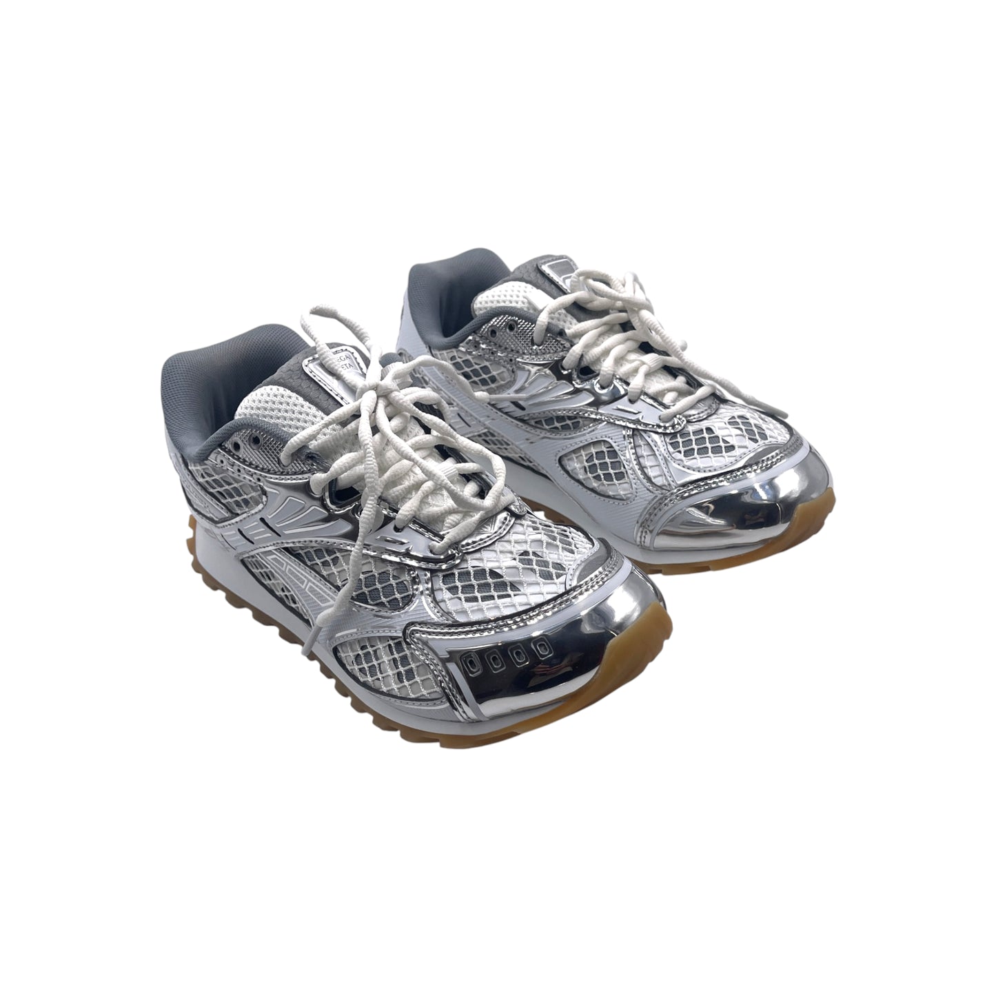 Bottega Veneta Orbit Silver/White Snkr