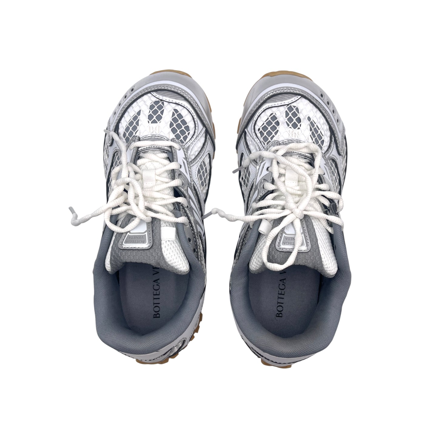 Bottega Veneta Orbit Silver/White Snkr