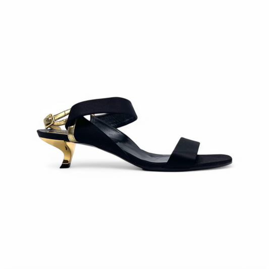 Vivier Gold Trim Slingback