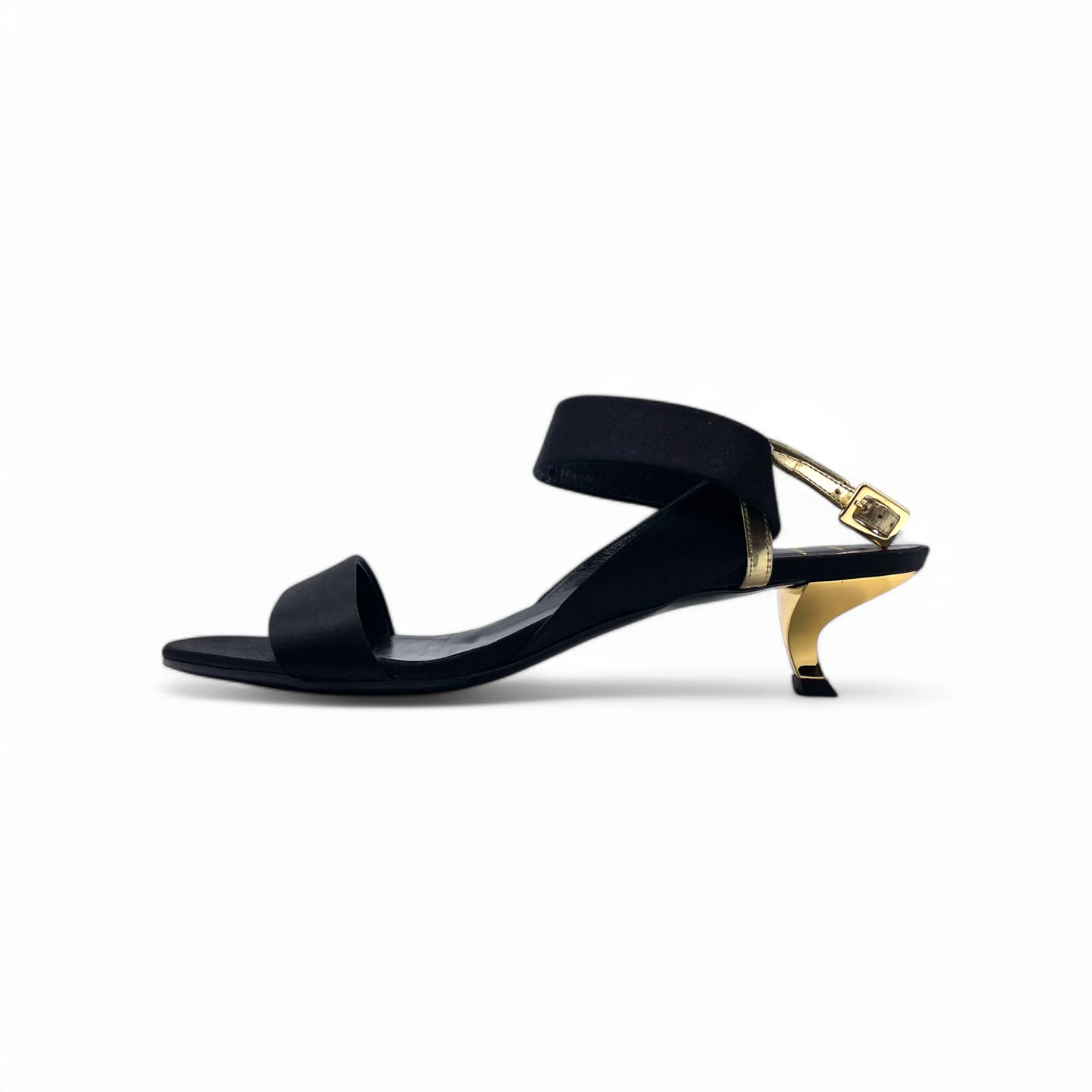 Vivier Gold Trim Slingback