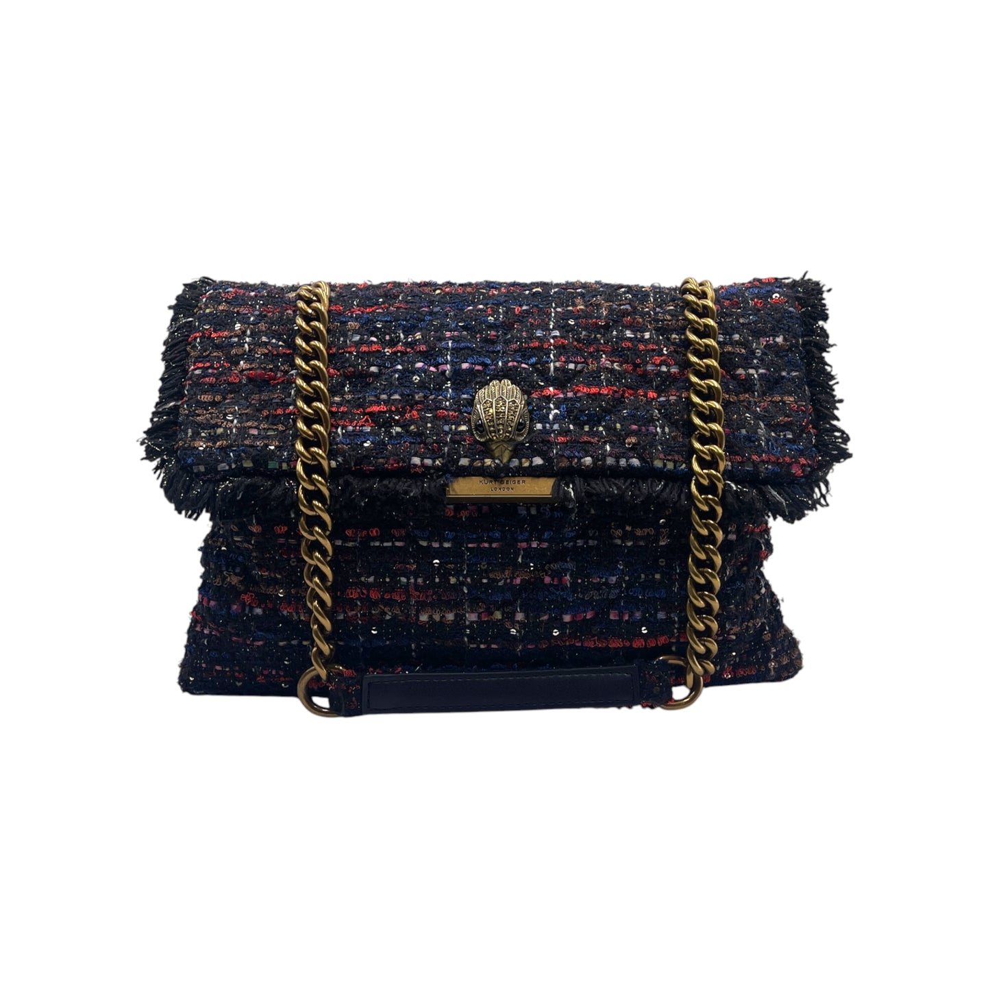 Kurt Geiger London Large Tweed Shoulder Bag