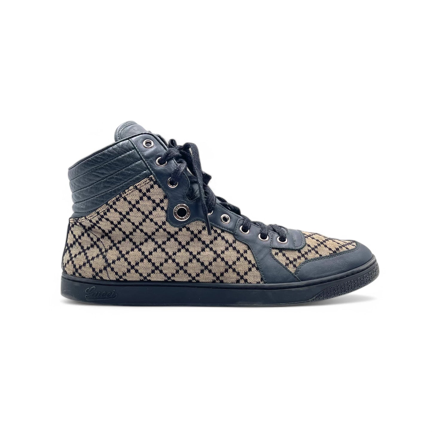 Gucci Diamond Mono Hi Snkr Men