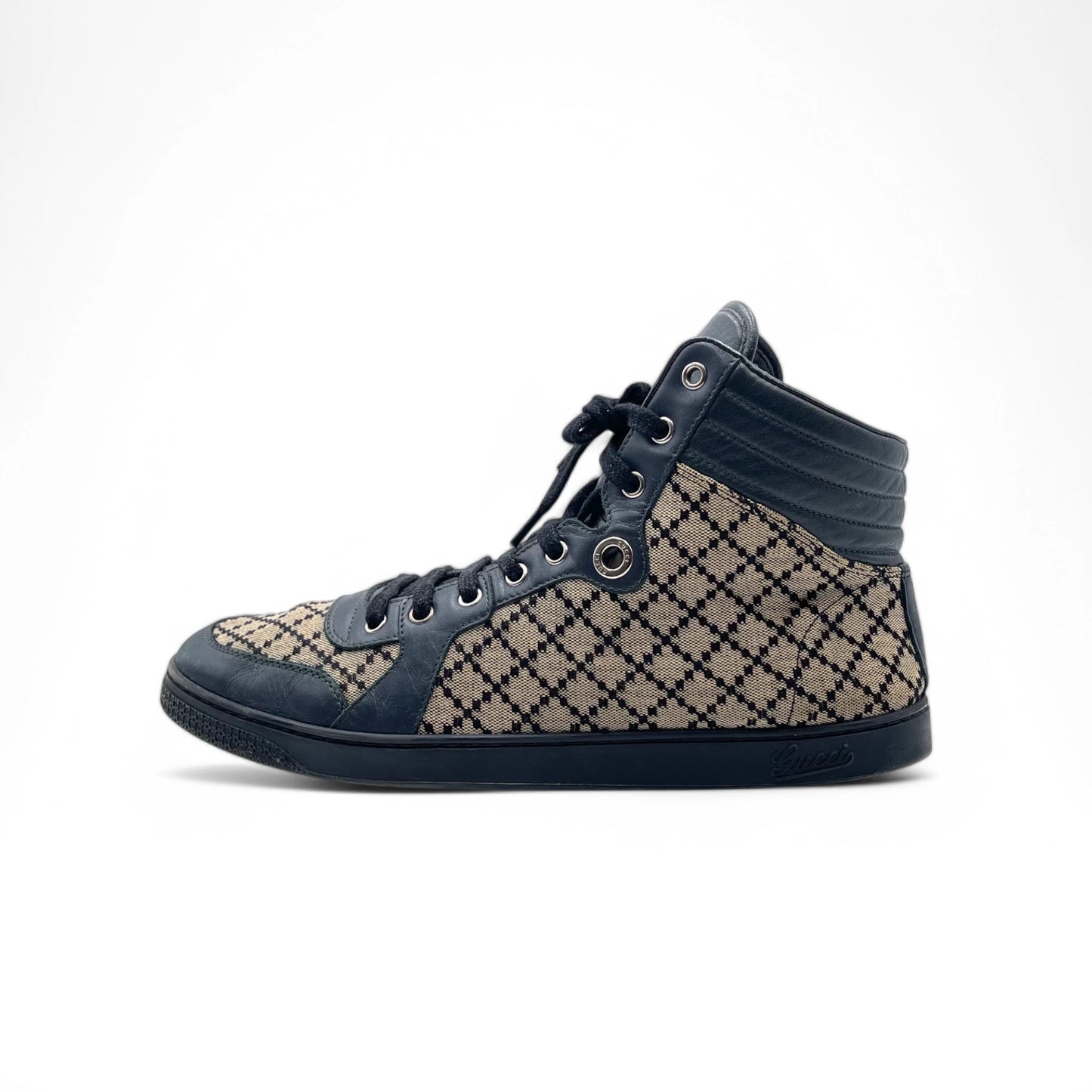 Gucci Diamond Mono Hi Snkr Men