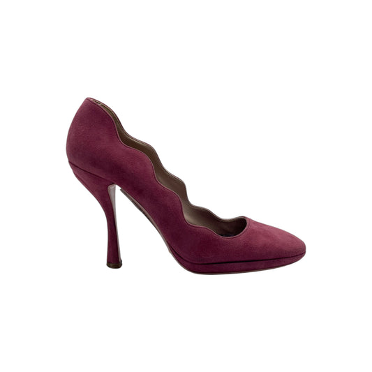 Prada Purple Suede Pump
