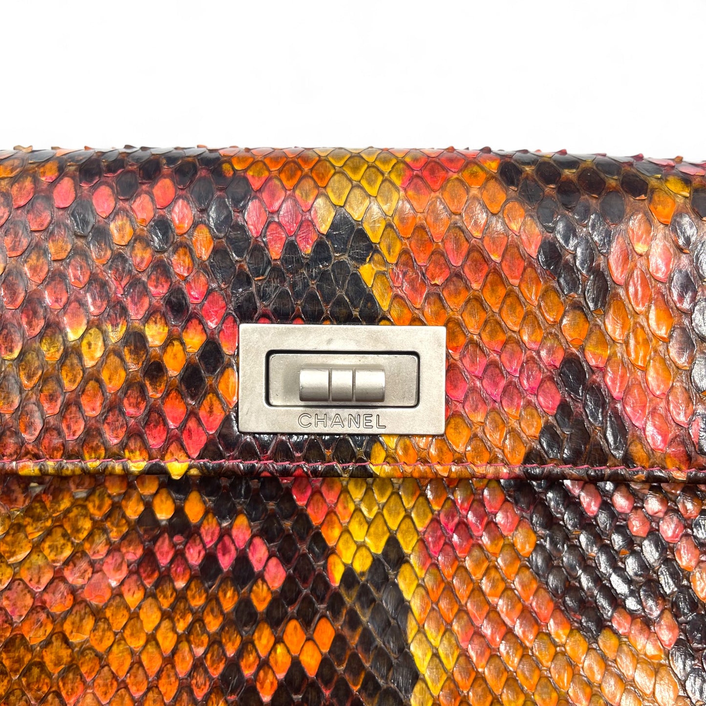 Chanel Python Reissue Clutch