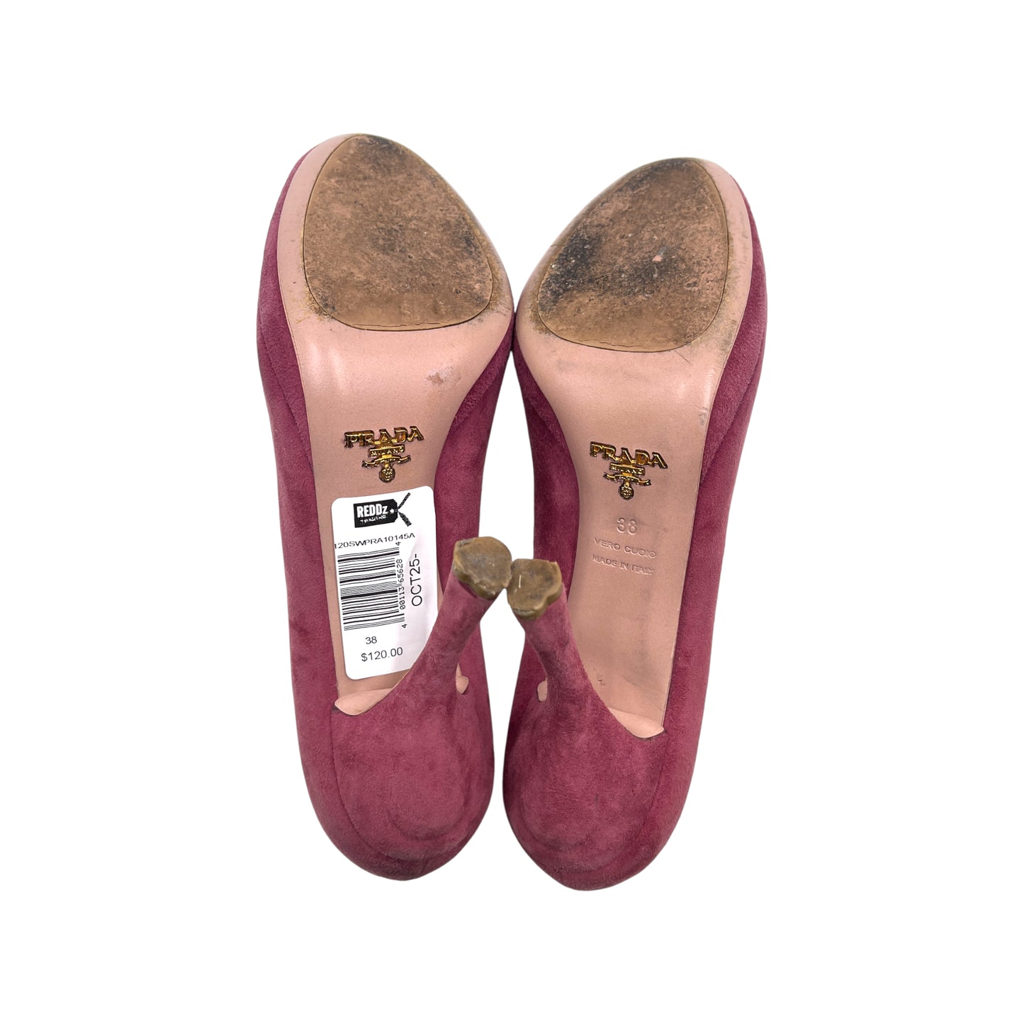 Prada Purple Suede Pump