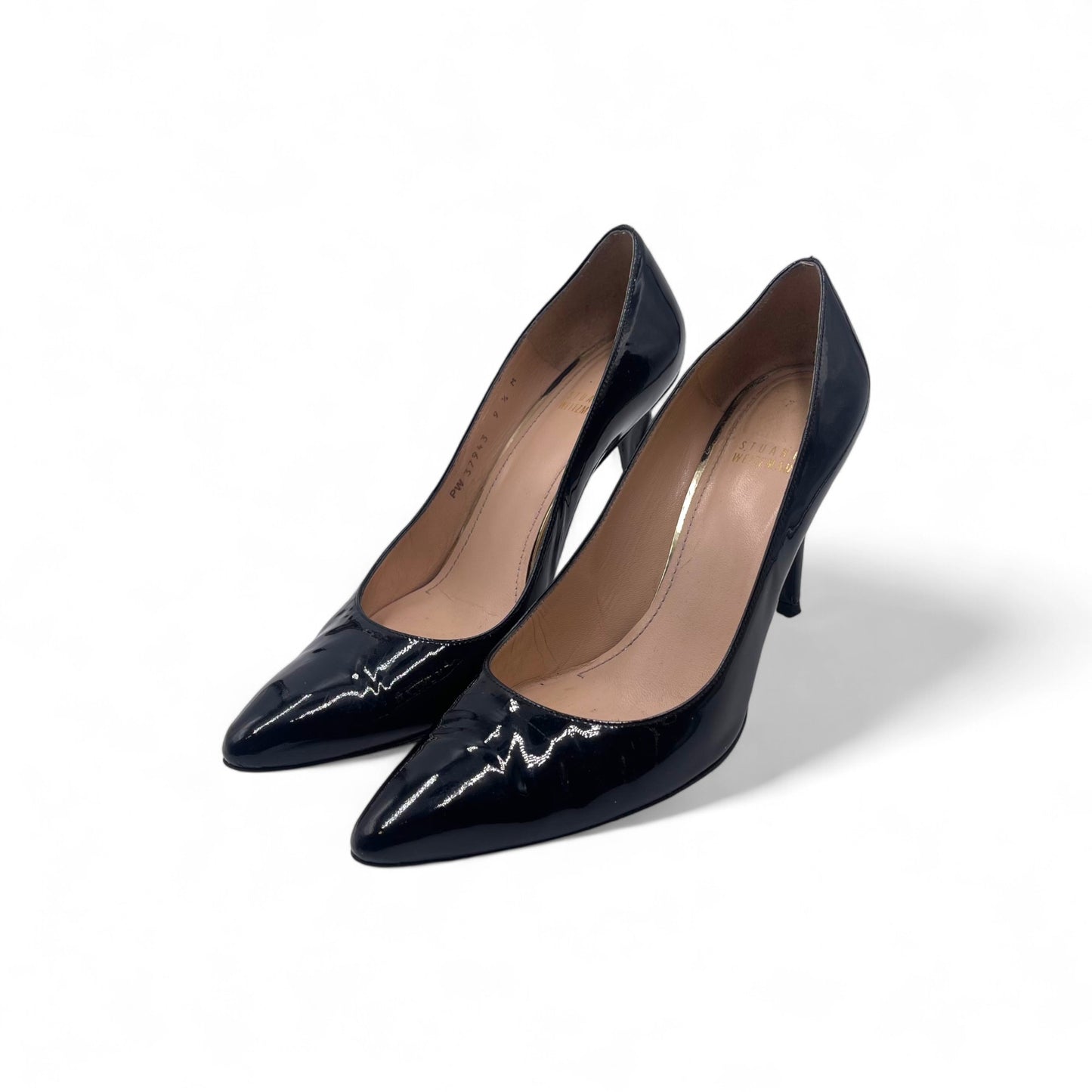 Stuart Weitzman Black Patent Pump