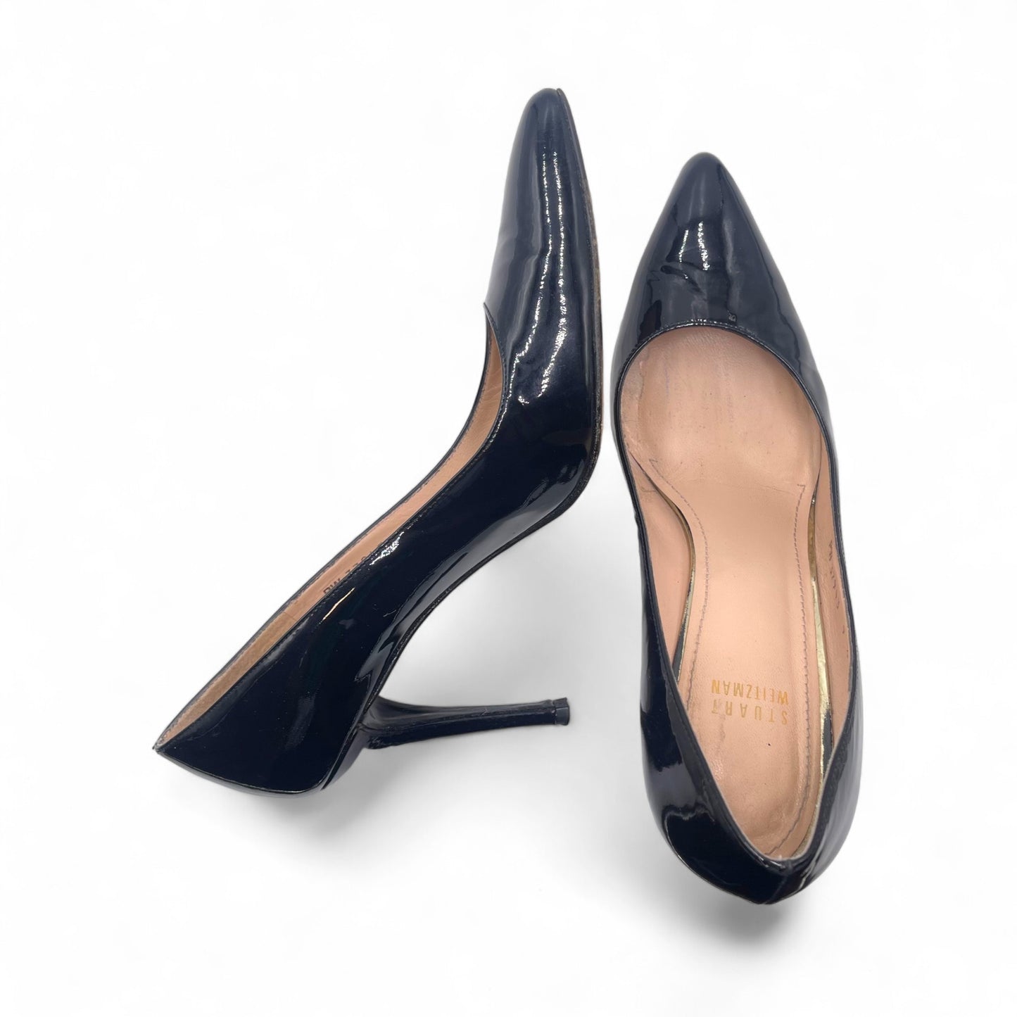 Stuart Weitzman Black Patent Pump