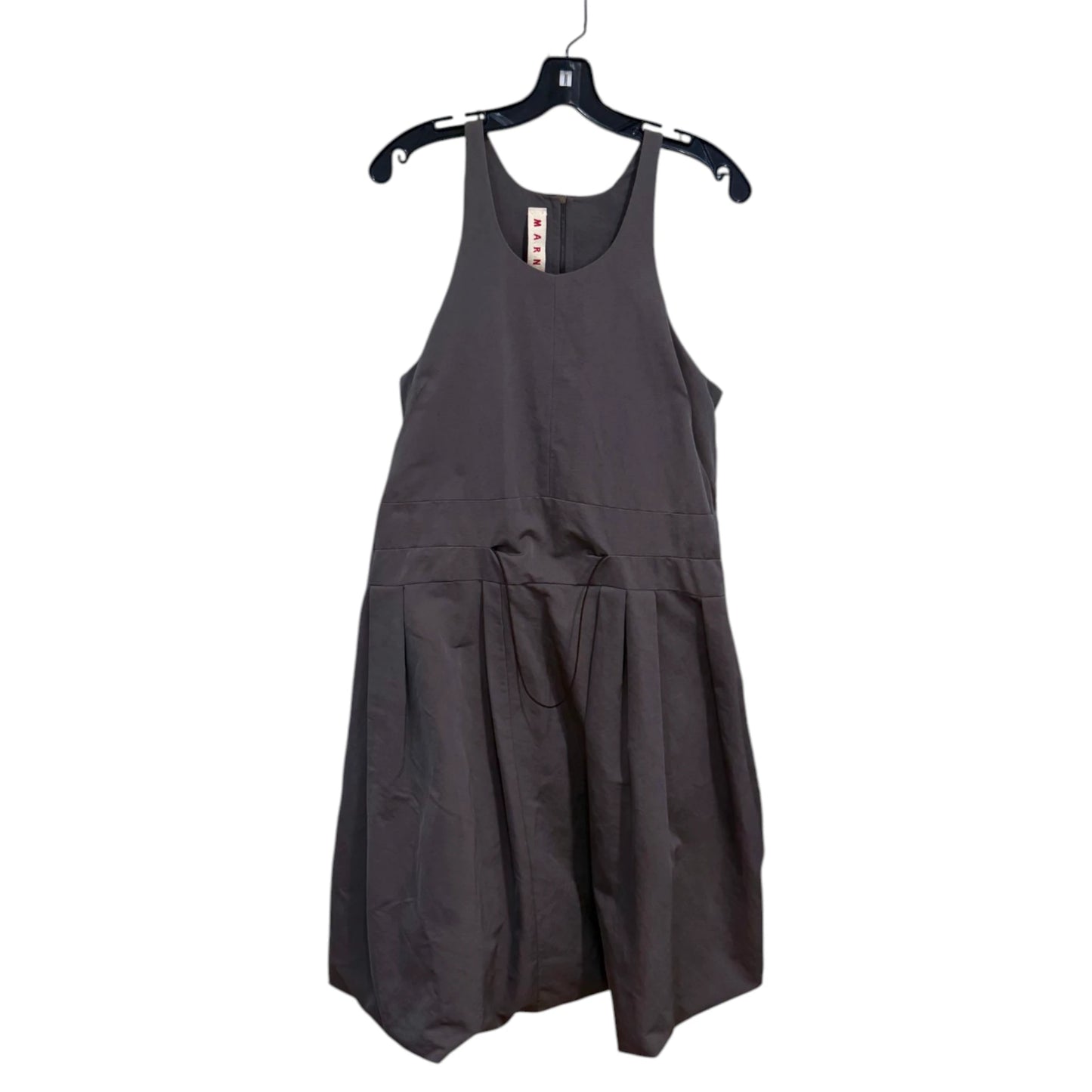 Marni Grey Elastic Waist Utility Dress