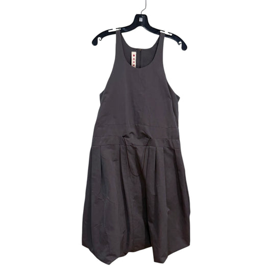 Marni Grey Elastic Waist Utility Dress
