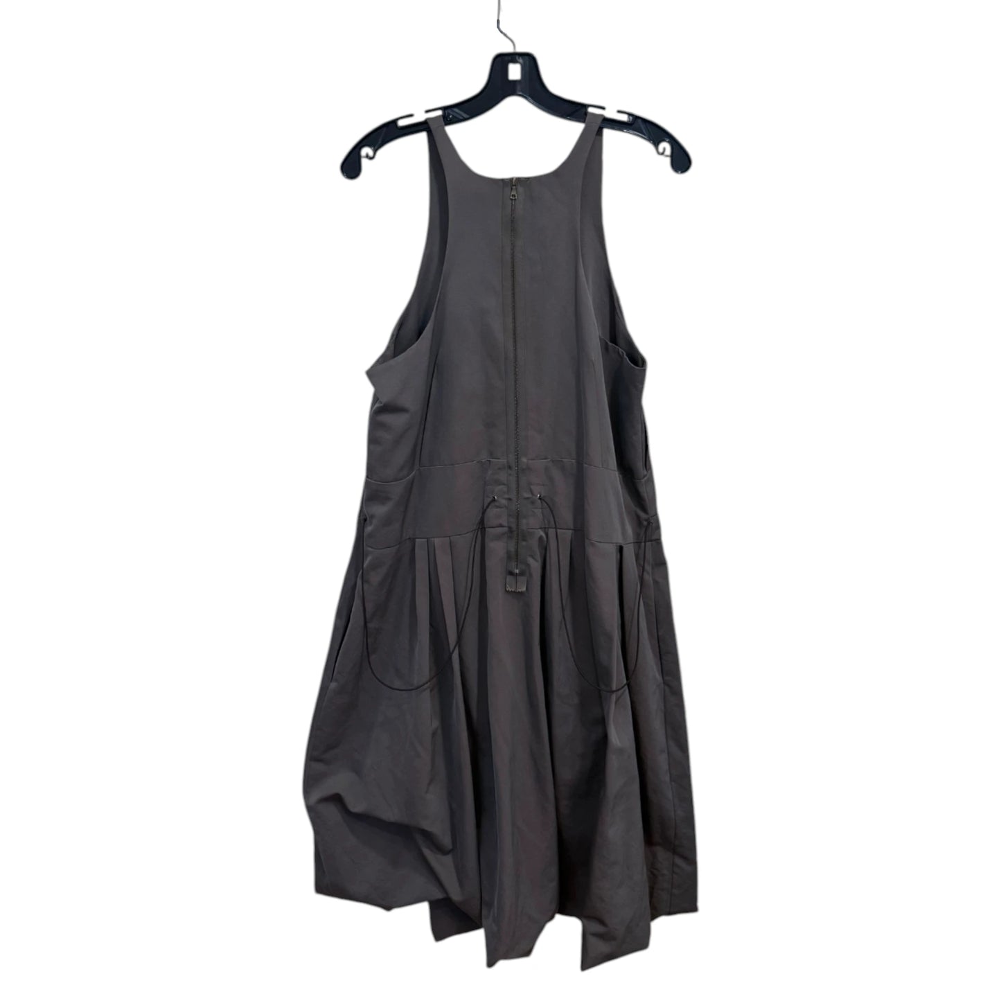 Marni Grey Elastic Waist Utility Dress