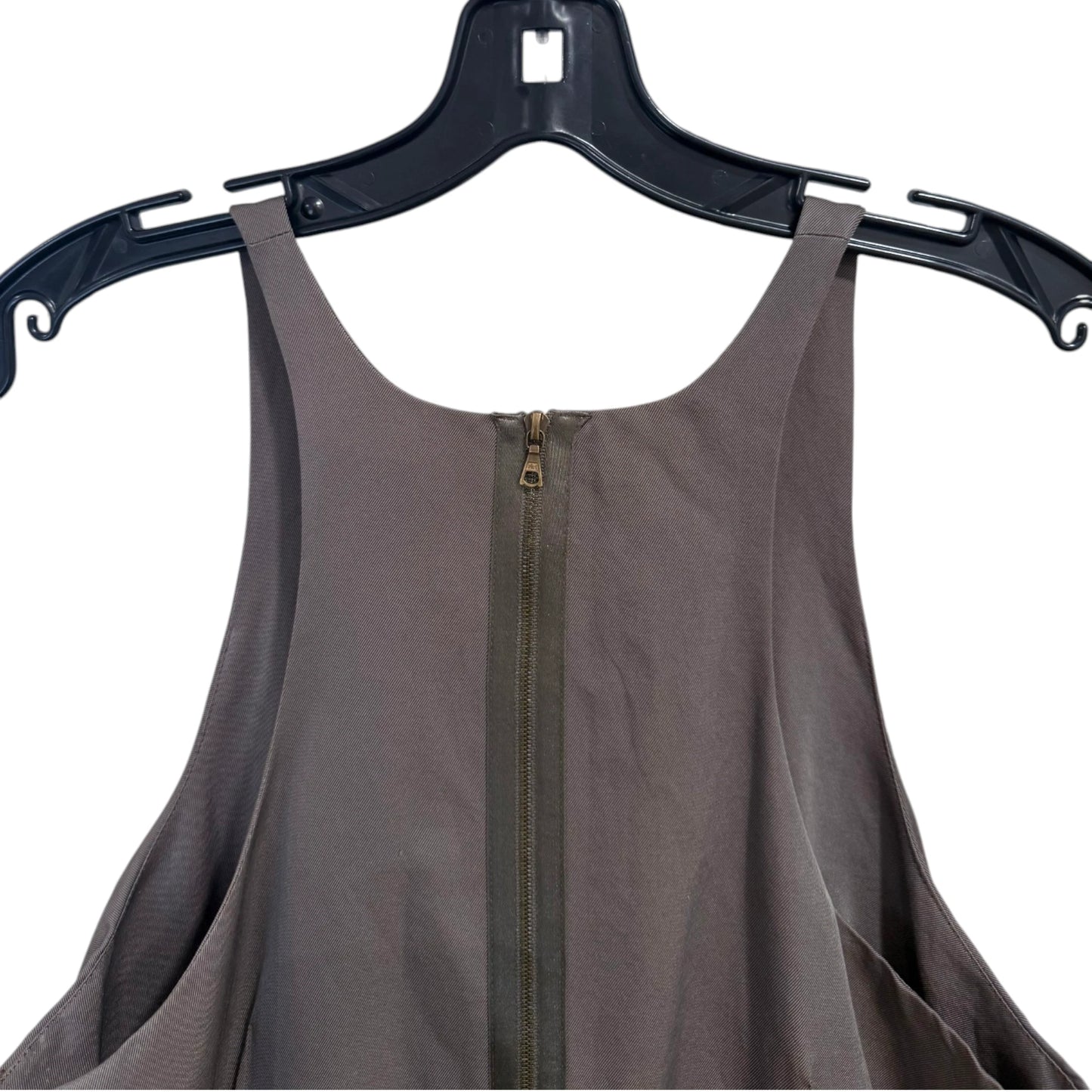 Marni Grey Elastic Waist Utility Dress