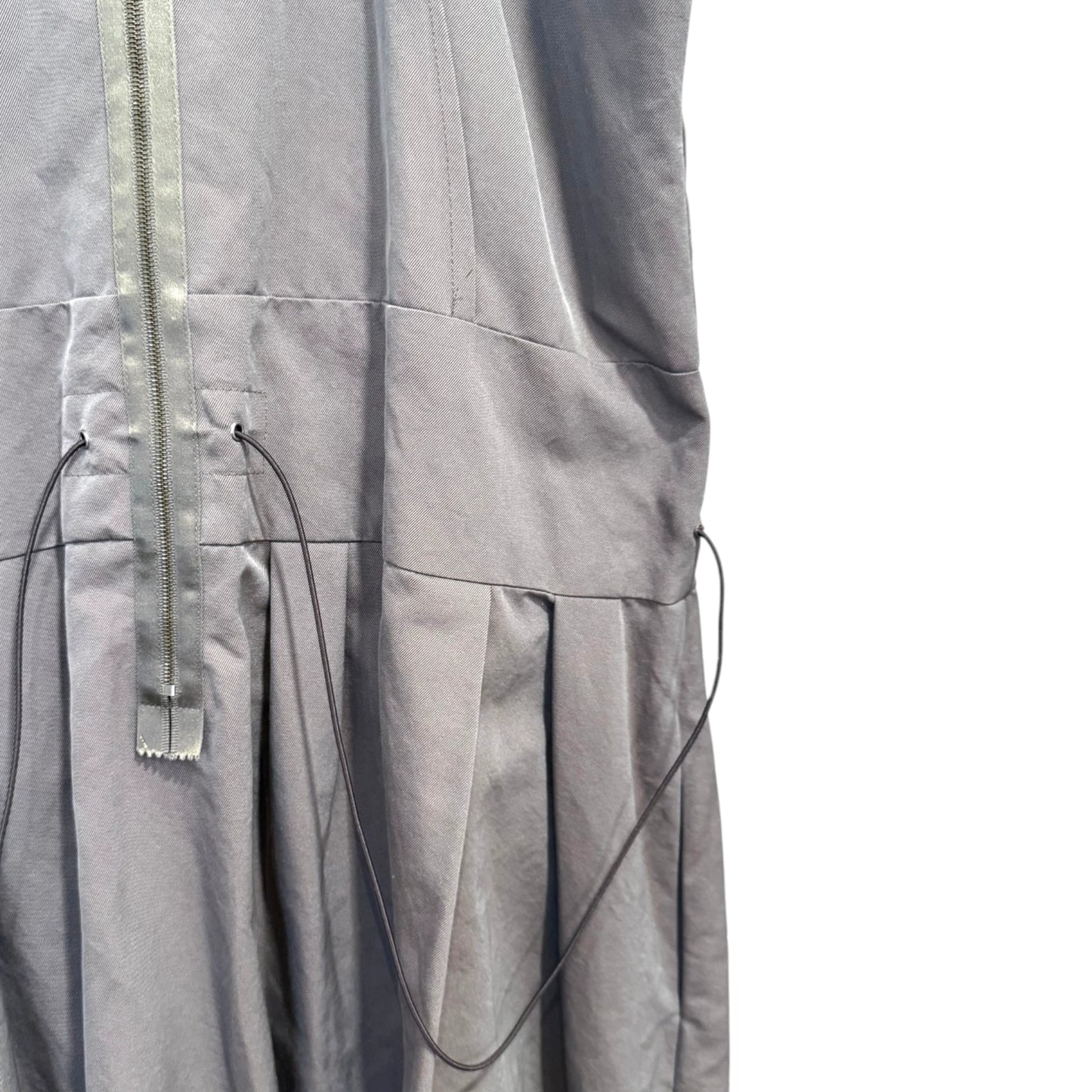 Marni Grey Elastic Waist Utility Dress