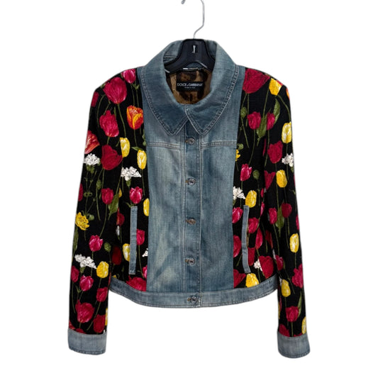 Dolce & Gabbana Denim Floral Jacket