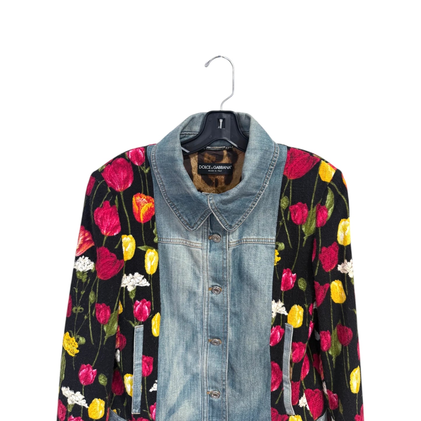Dolce & Gabbana Denim Floral Jacket