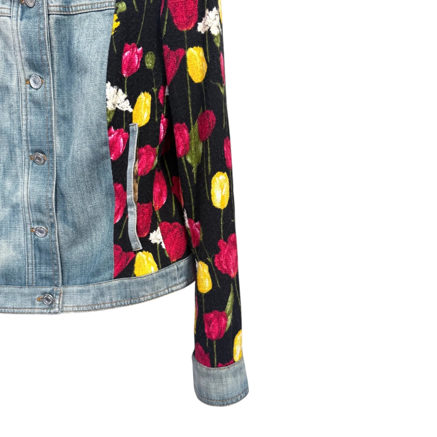 Dolce & Gabbana Denim Floral Jacket