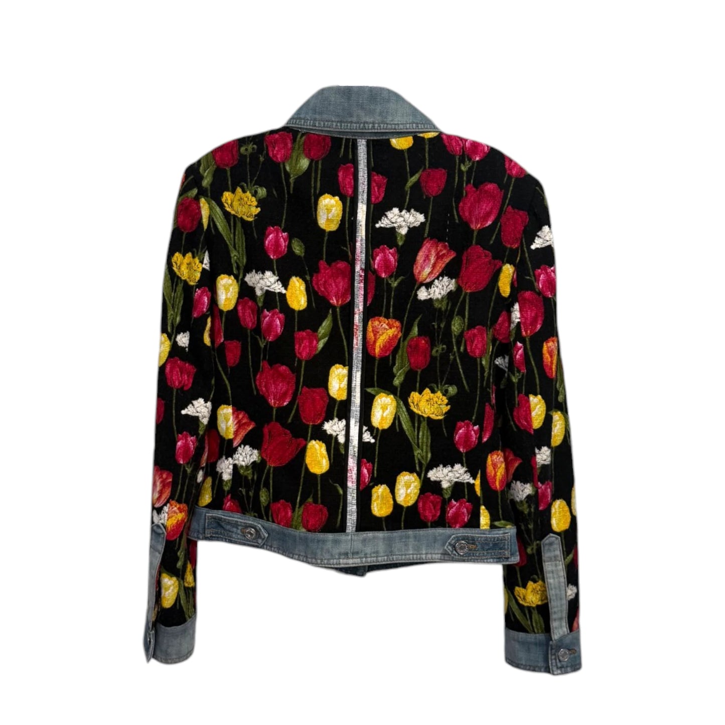 Dolce & Gabbana Denim Floral Jacket