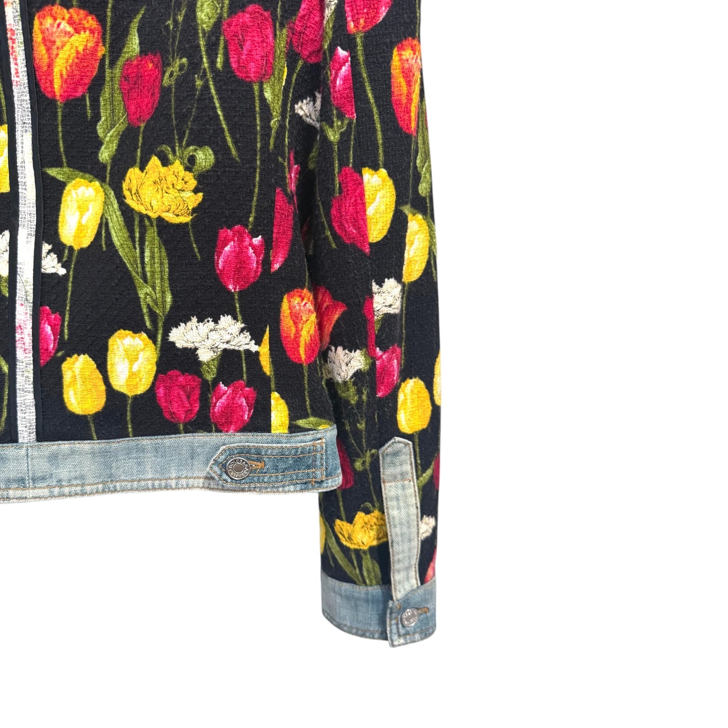 Dolce & Gabbana Denim Floral Jacket