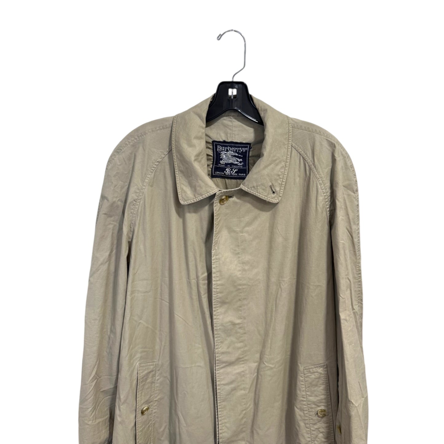 Burberry Taupe Cotton Trench Coat