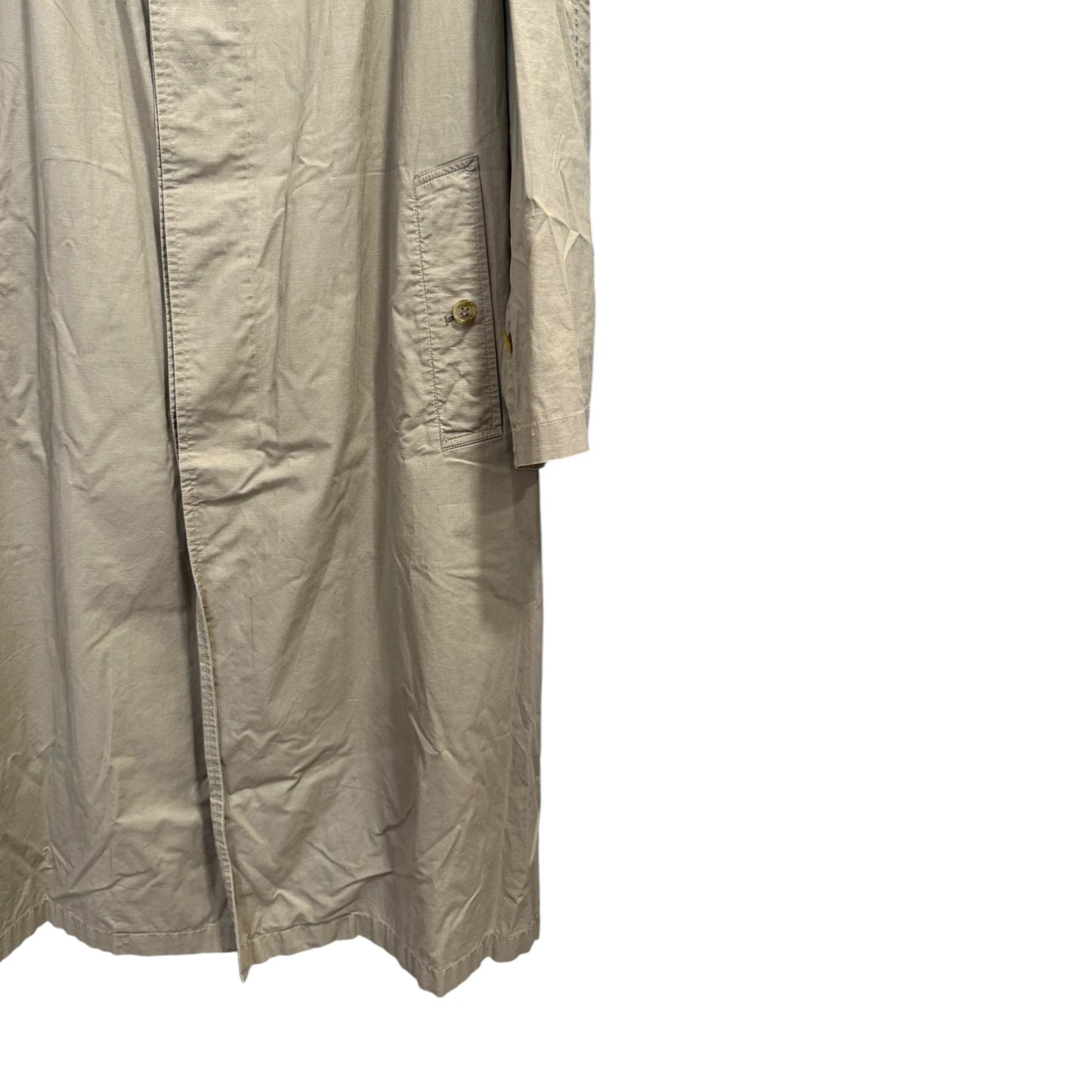 Burberry Taupe Cotton Trench Coat