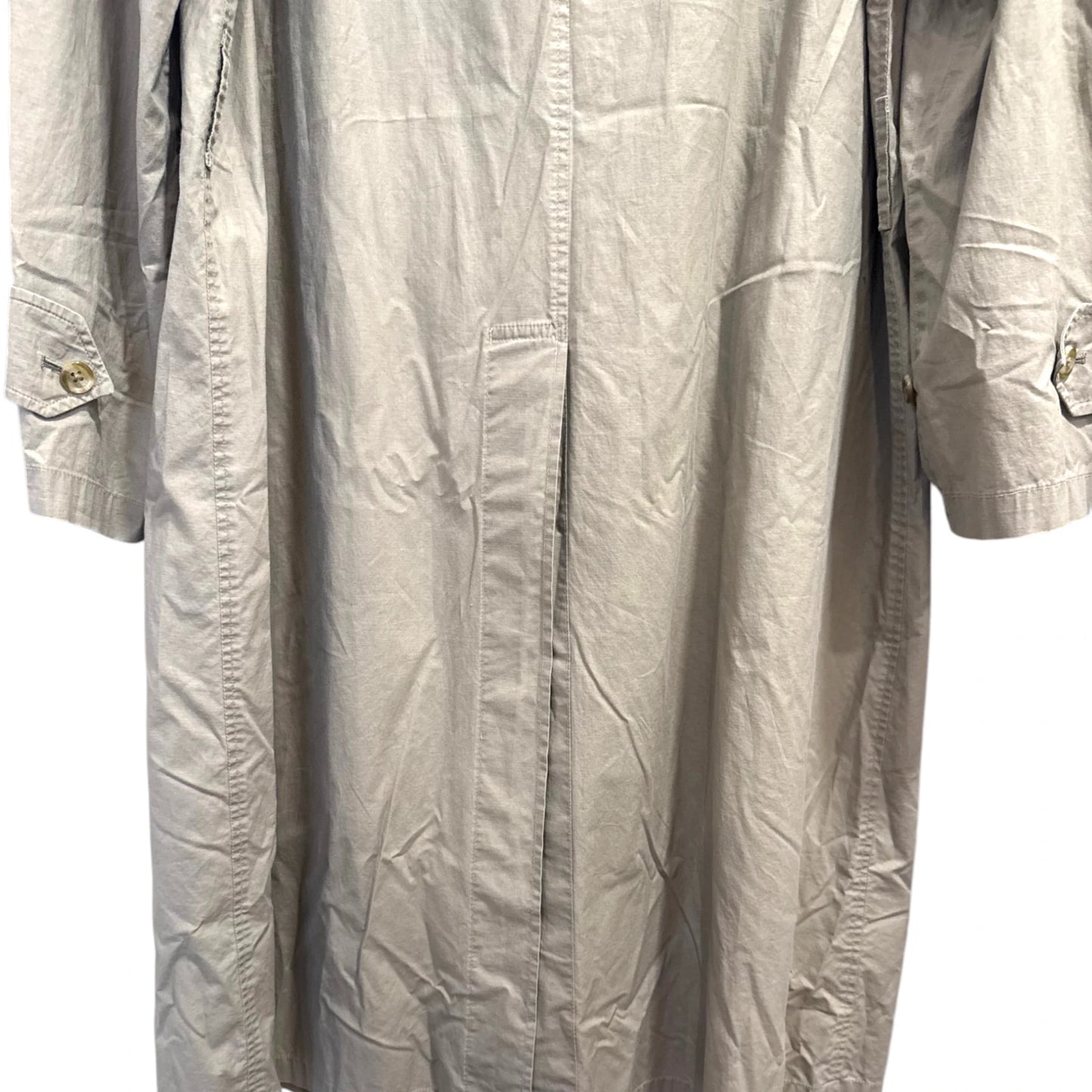 Burberry Taupe Cotton Trench Coat