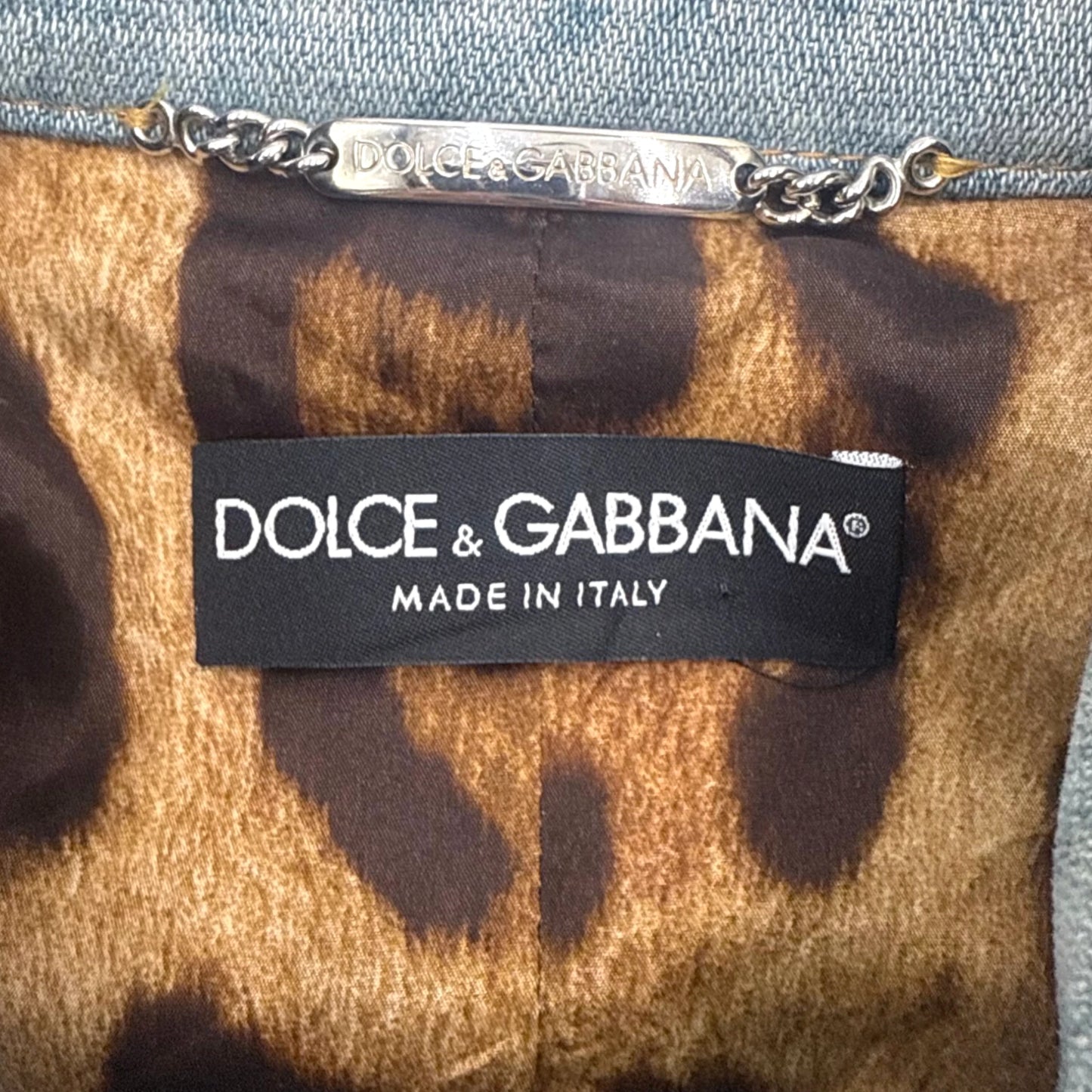 Dolce & Gabbana Denim Floral Jacket