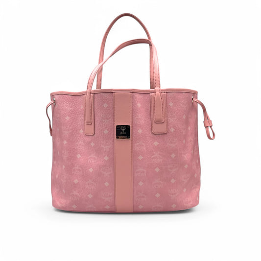 MCM Reversible Pink Visetos Tote