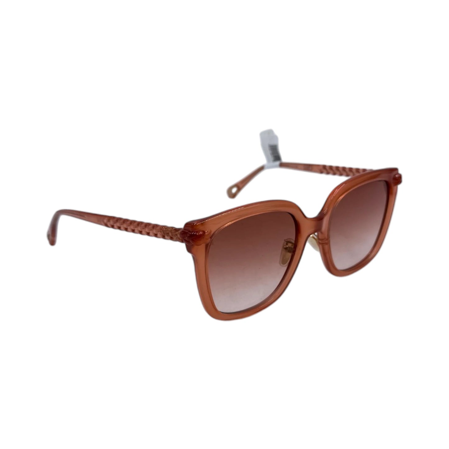 Chloé Cantaloupe Braided Aviator Sunglasses