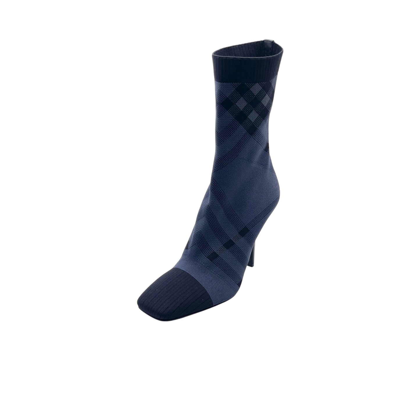 Burberry Dolman Check-Pattern Sock Anke Boots