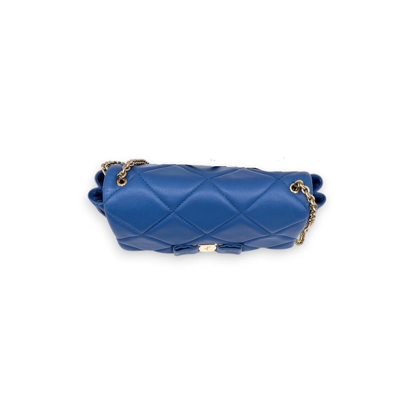 Ferragamo Blue Quilted Bag