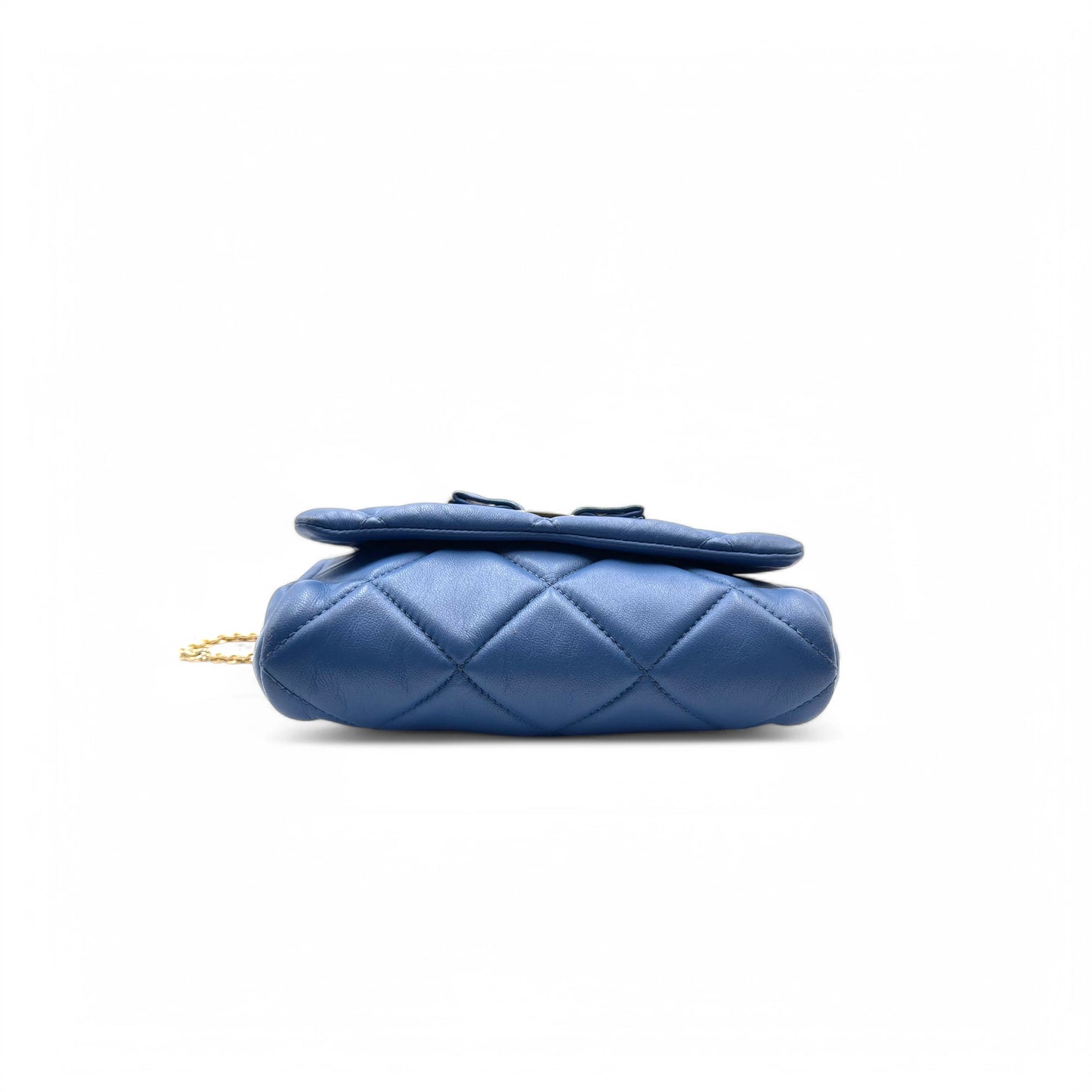 Ferragamo Blue Quilted Bag