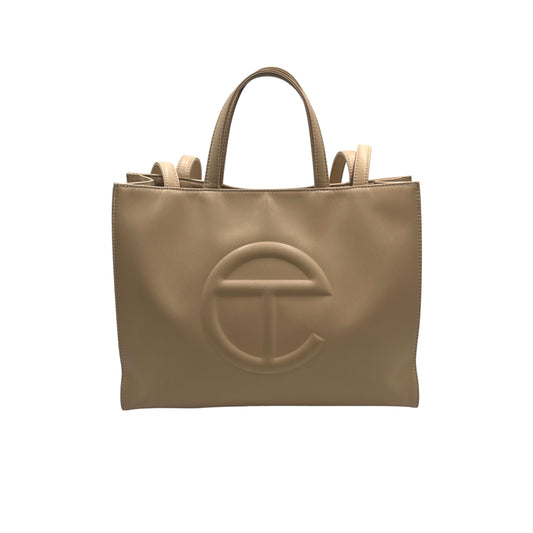 Telfar Medium Cream Shopping Bag