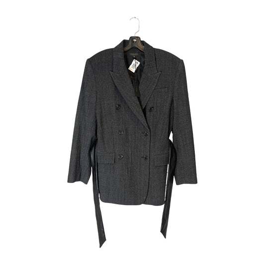 Rag & Bone Black Tie-Waist Virgina Blazer