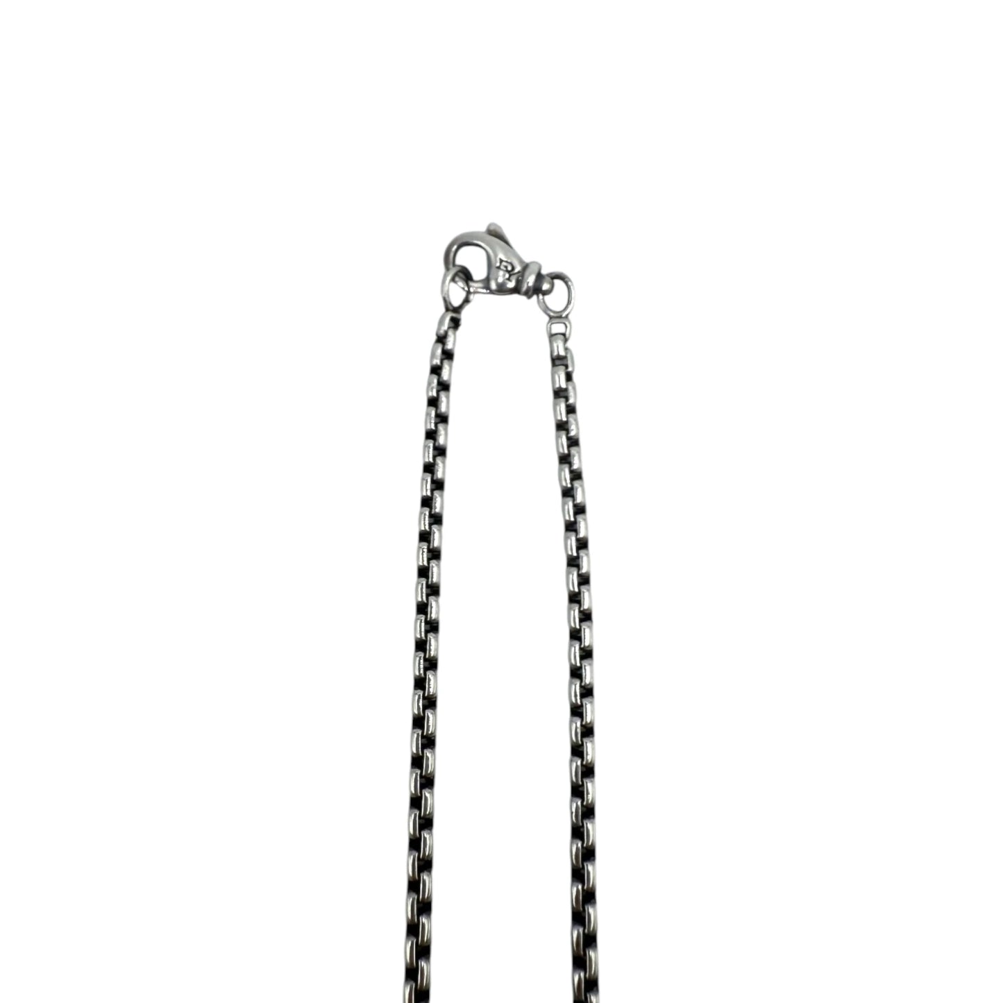 David Yurman Dog Tag Claw Charm Necklace