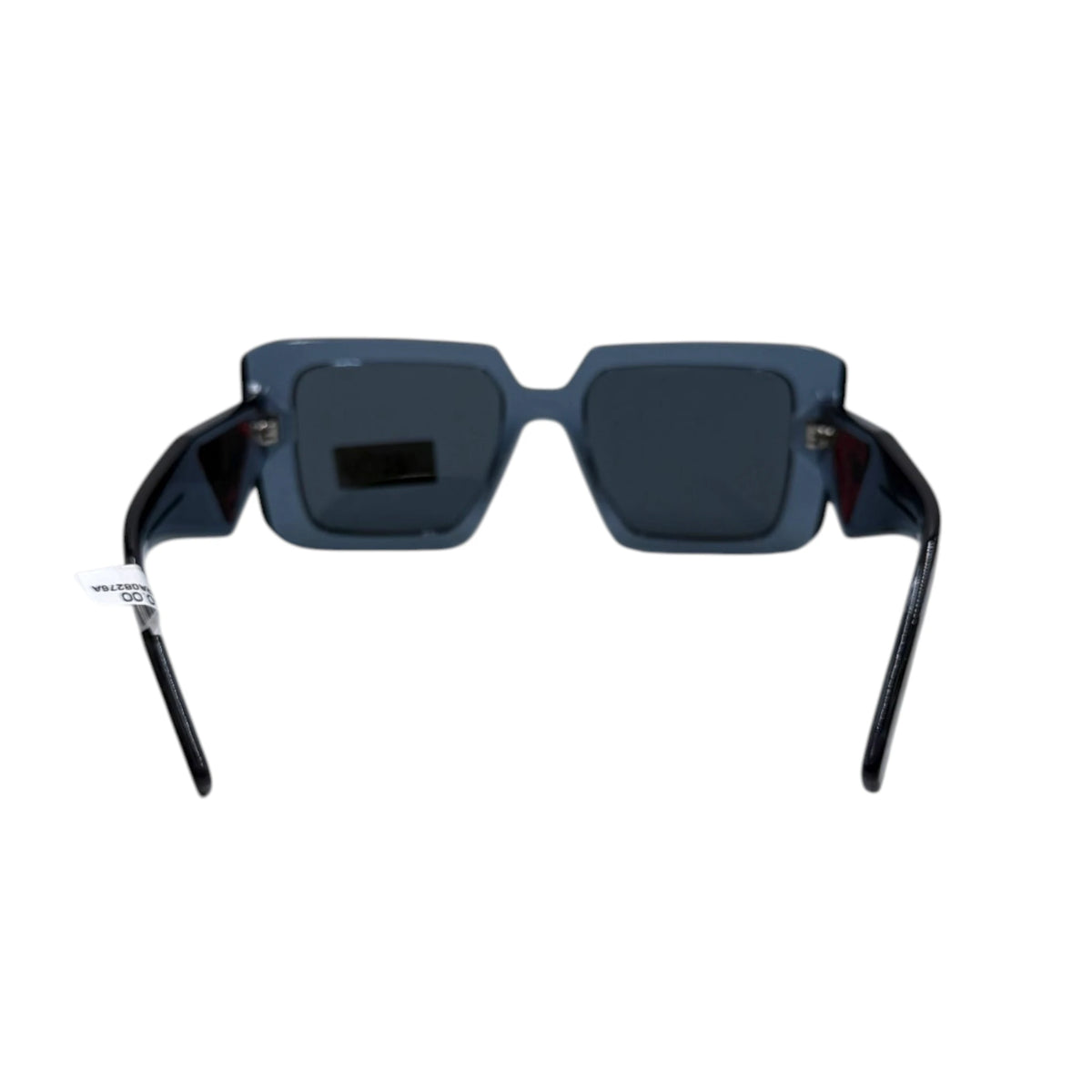 Prada Grey Transparent Symbole Square Sunglasses