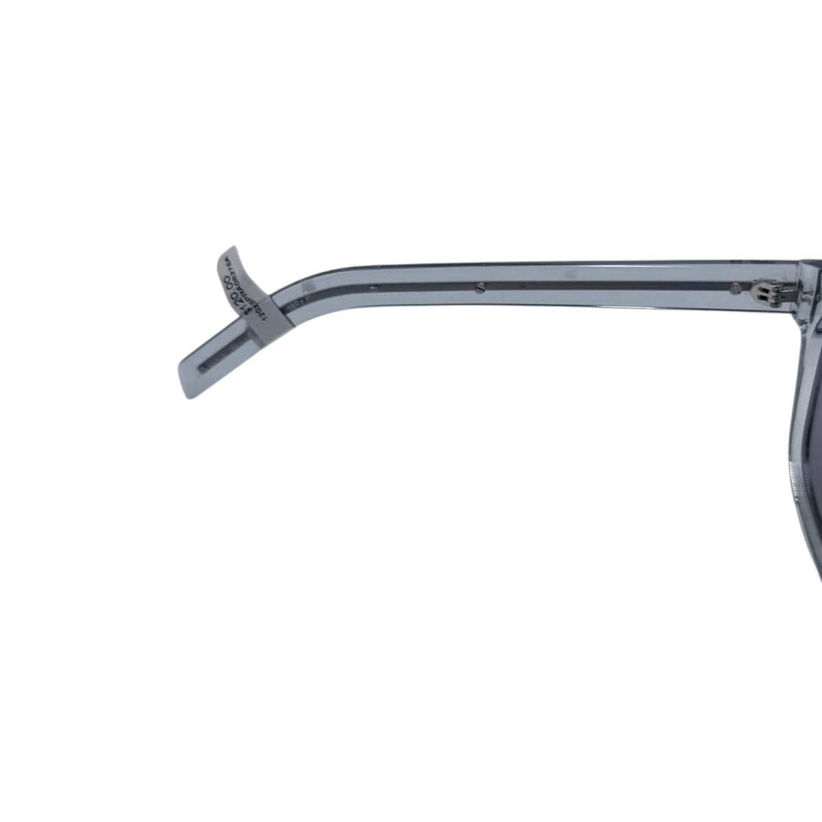 Prada Clear Azure Logo Square Sunglasses
