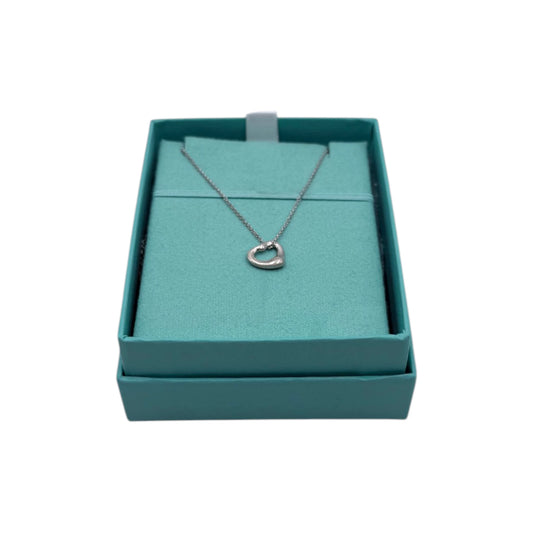 Tiffany & Co. Elsa Peretti Open Heart Pendant Necklace