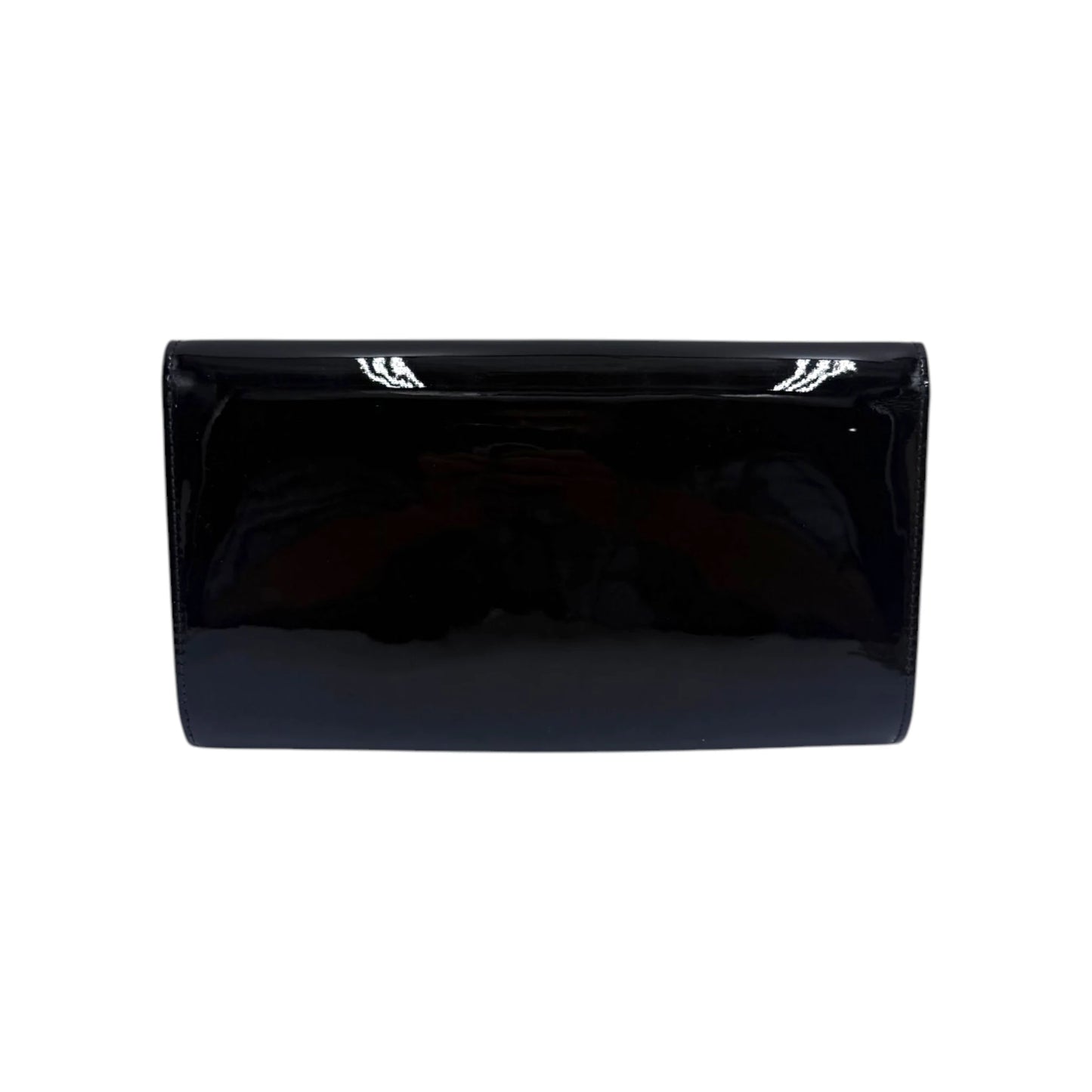 Louis Vuitton Logo Black Louise Pouch Clutch