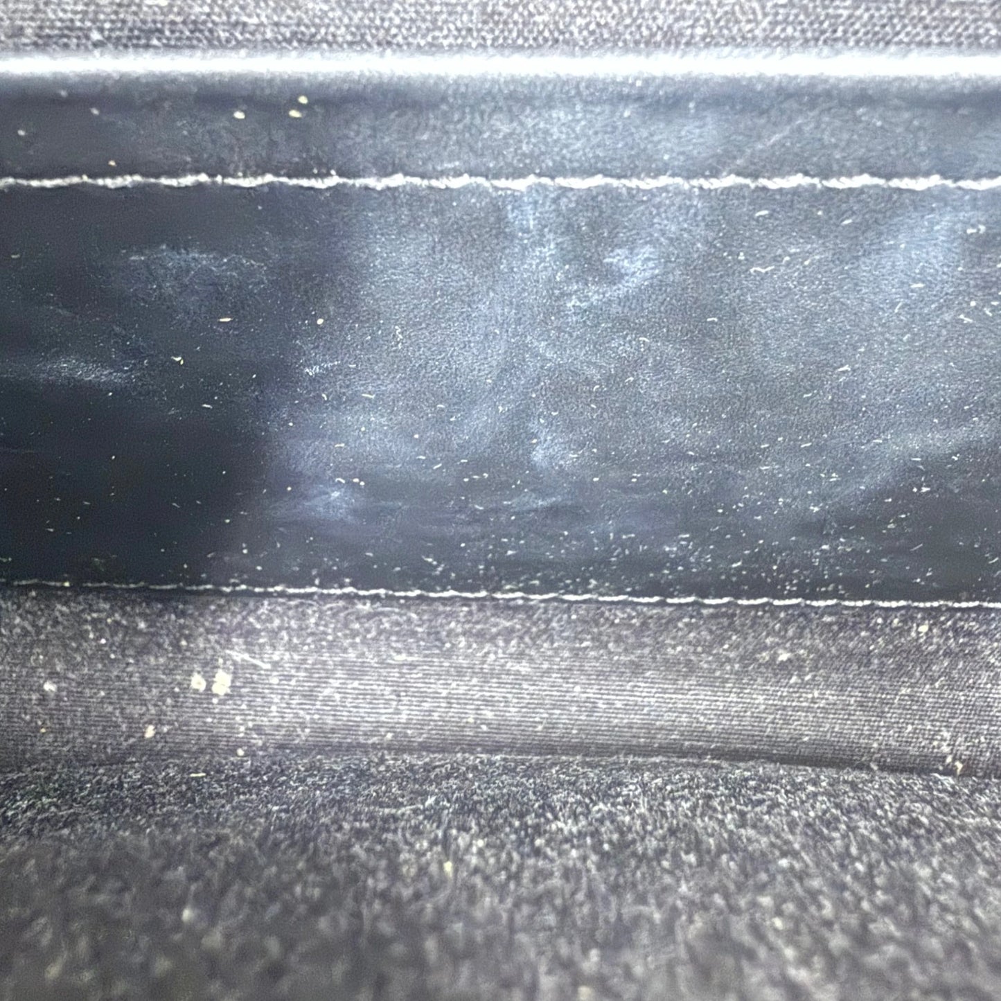 Louis Vuitton Logo Black Louise Pouch Clutch
