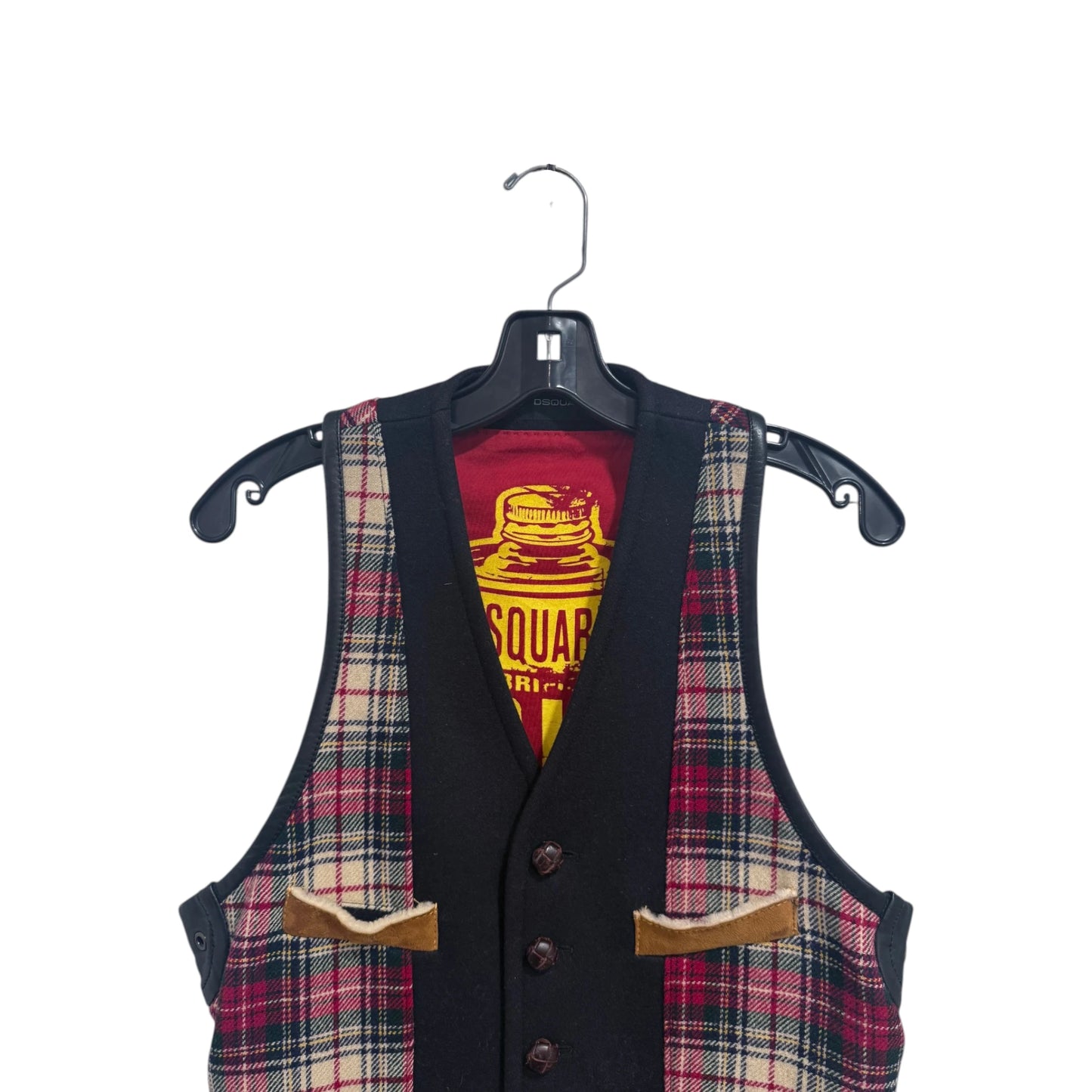 DSquared2 Patchwork Tartan Vest