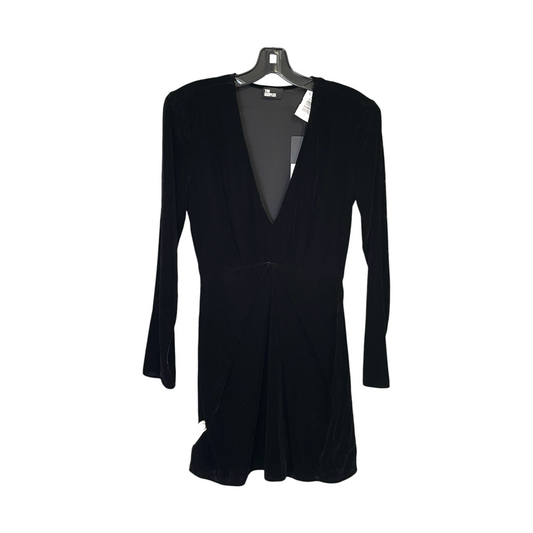 The Kooples Velvet Mini Black Dress