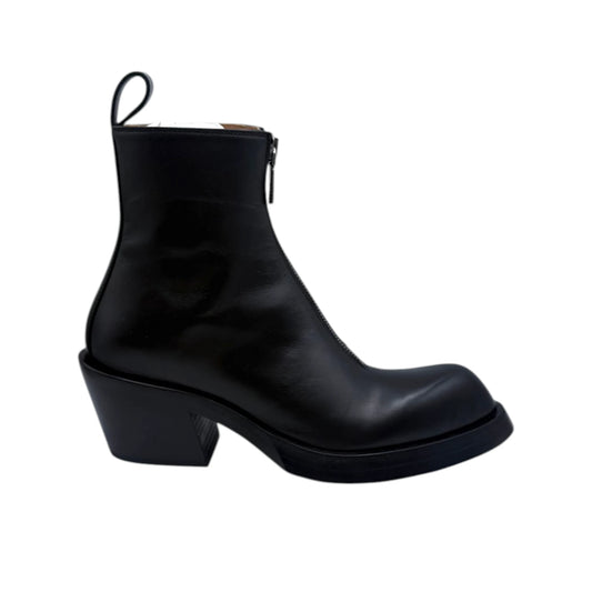 Alexander McQueen Sparrow Leather Ankle Boots