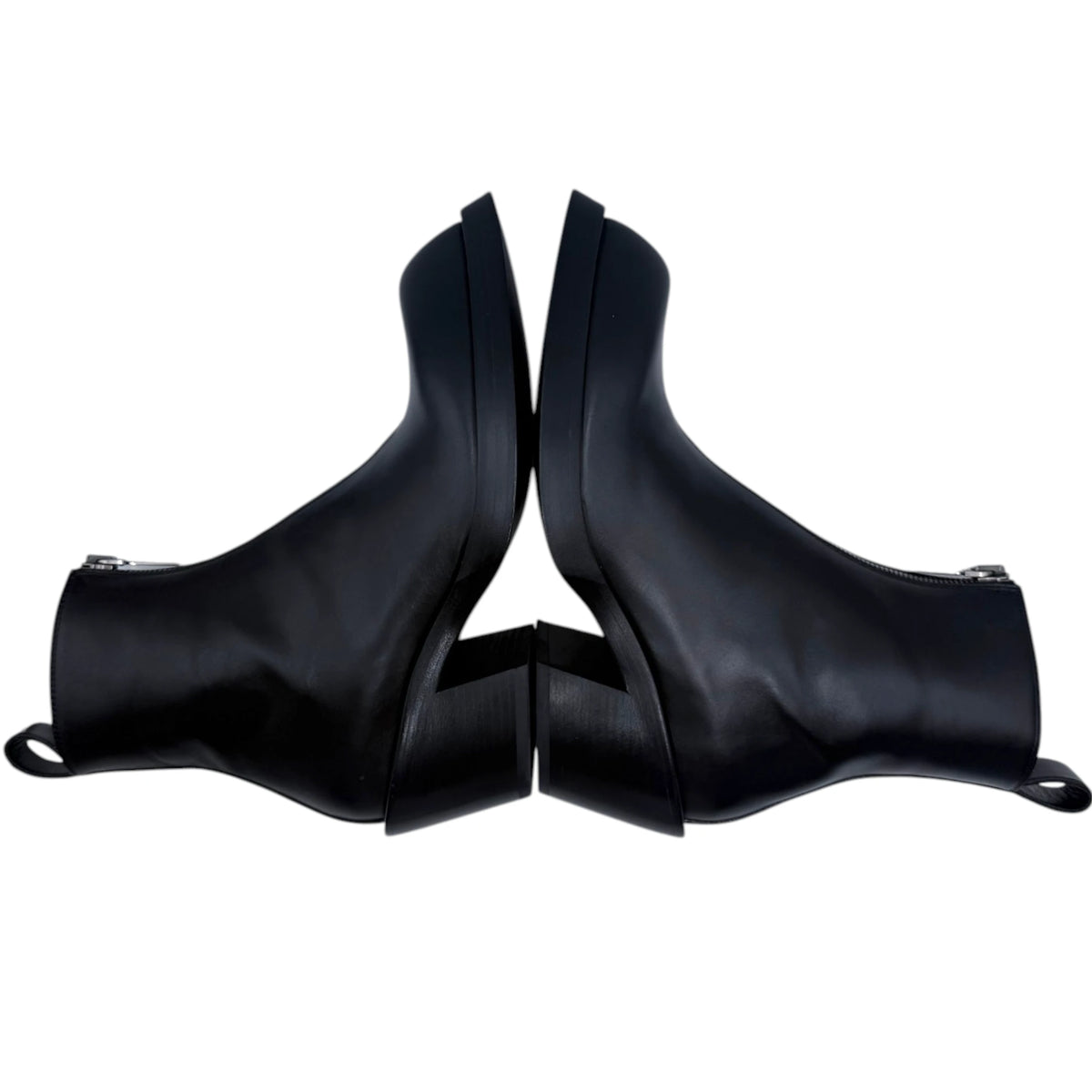Alexander McQueen Sparrow Leather Ankle Boots